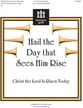 Hail the Day that Sees Him Rise Handbell sheet music cover